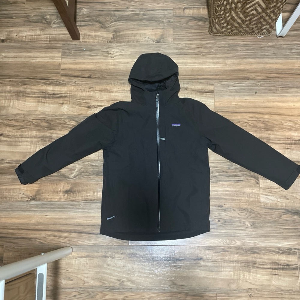Patagonia Jacket Boys XL (14) 4 in 1 Everyday H2No Waterproof Black 68040